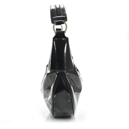 Gucci Patent Half Moon Hobo Black 5 of 9