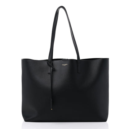 Saint Laurent Calfskin Large Shopping Tote Black 3 of 11