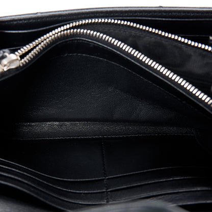 Saint Laurent SAINT LAURENT Lambskin Y Quilted Monogram Large Loulou Flap Wallet Black 13 of 15