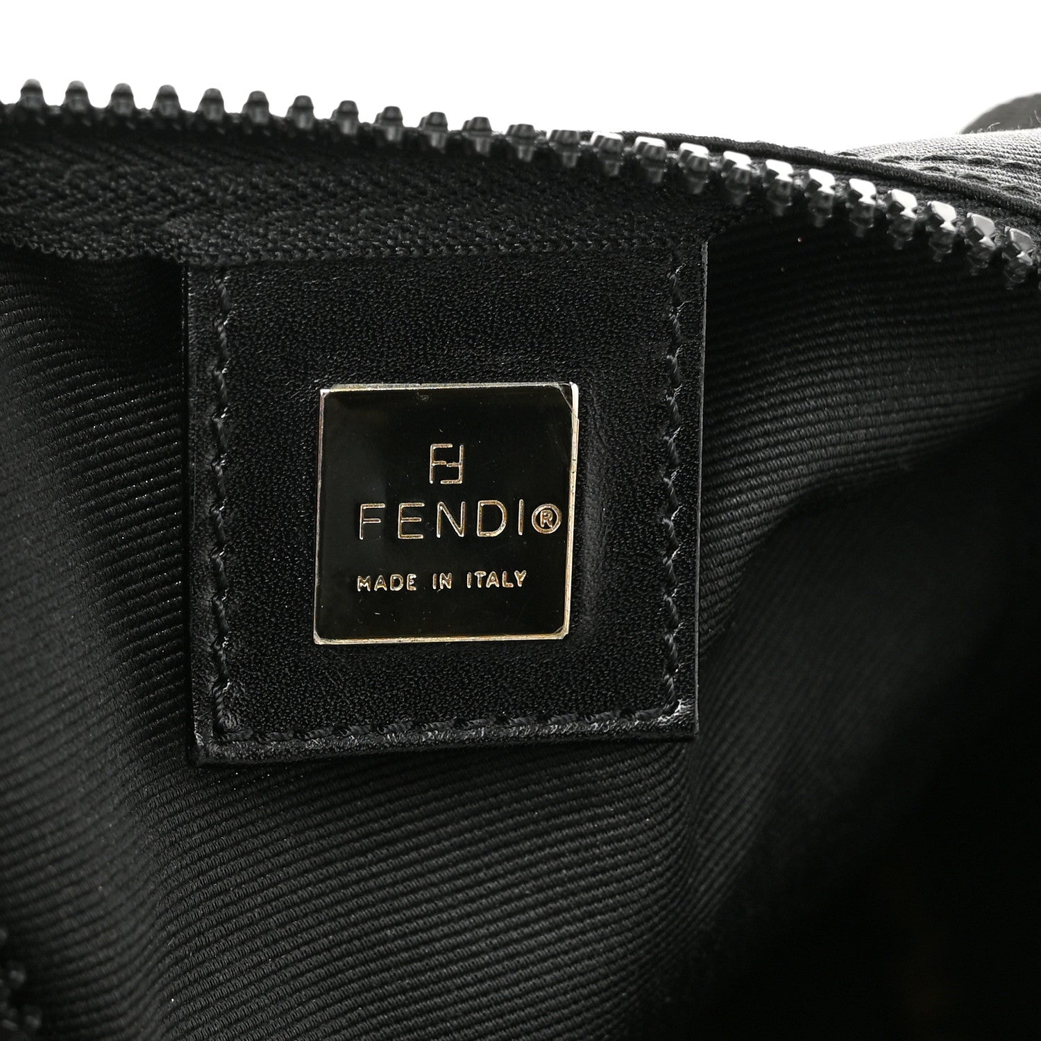 Fendi Nylon 1925 Small Duffel Bag Black 6 of 10