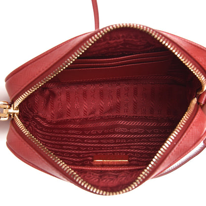 Prada Saffiano Mini Camera Crossbody Bag Rosso 5 of 7
