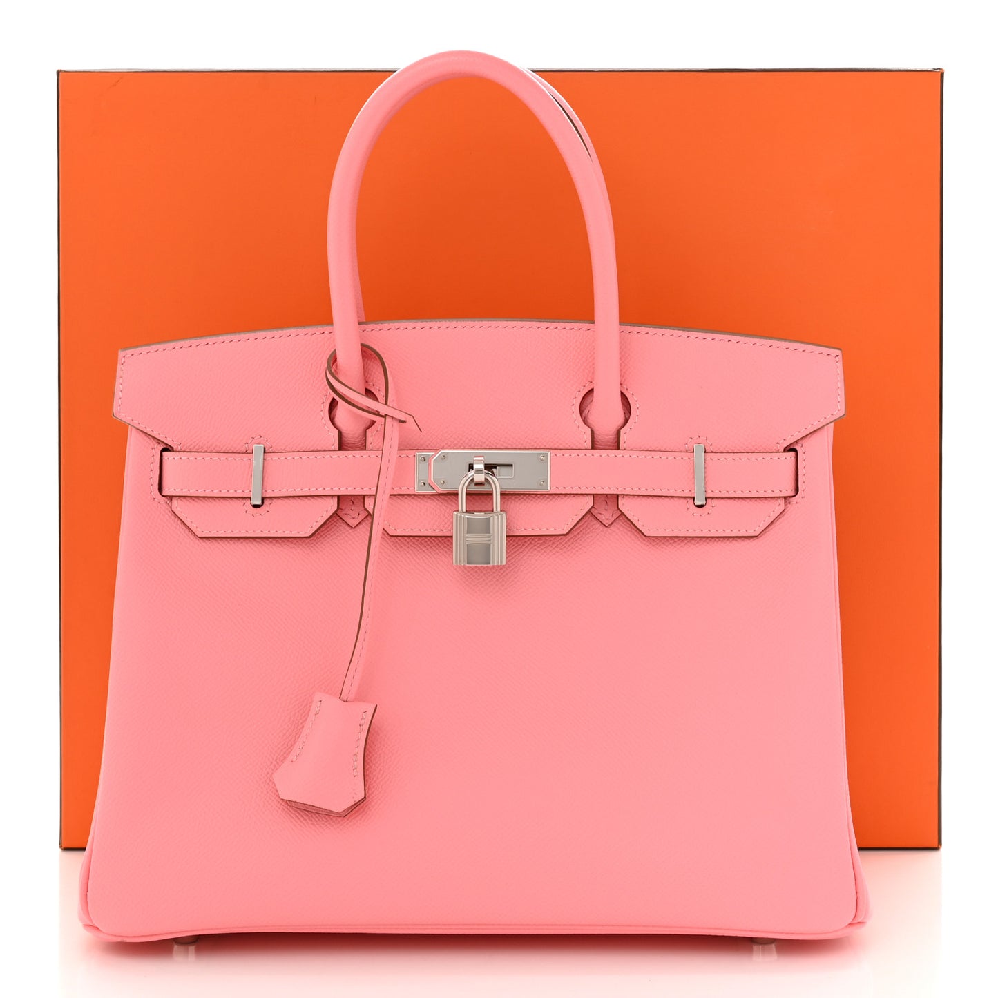 Epsom Birkin 30 Rose Confetti