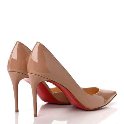 Christian Louboutin Patent Iriza 85 Pumps 39.5 Nude 4 of 8