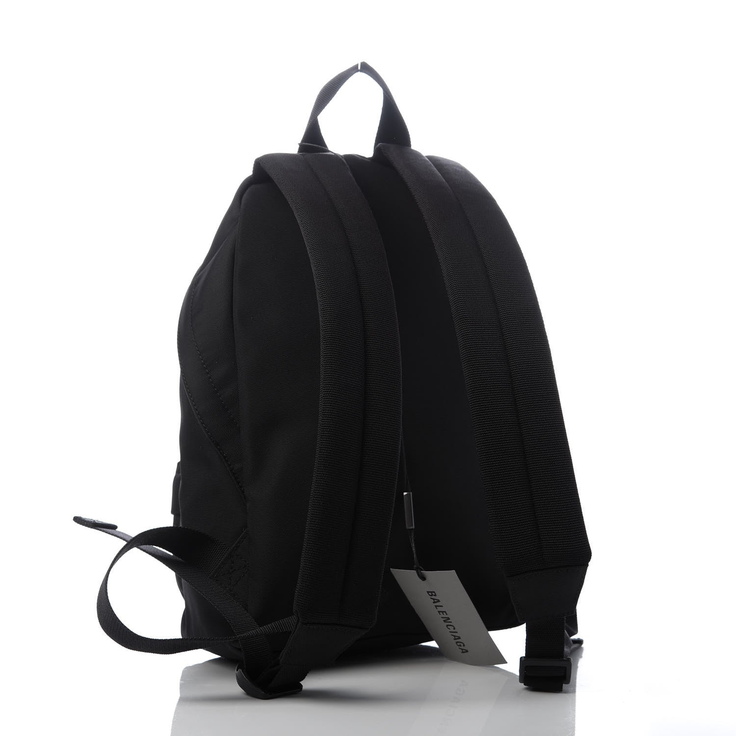 Balenciaga Nylon Embroidered You Are The World Explorer Backpack S Black 2 of 7