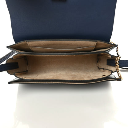 Chloe Suede Calfskin Small Faye Shoulder Bag Denim Blue 5 of 8