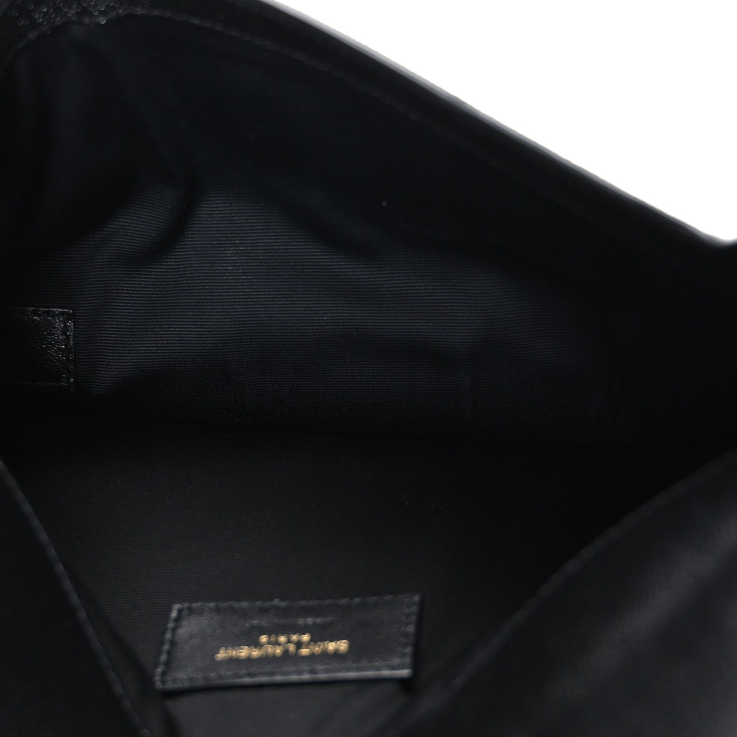 Saint Laurent Grain De Poudre Uptown Pouch Black 5 of 7