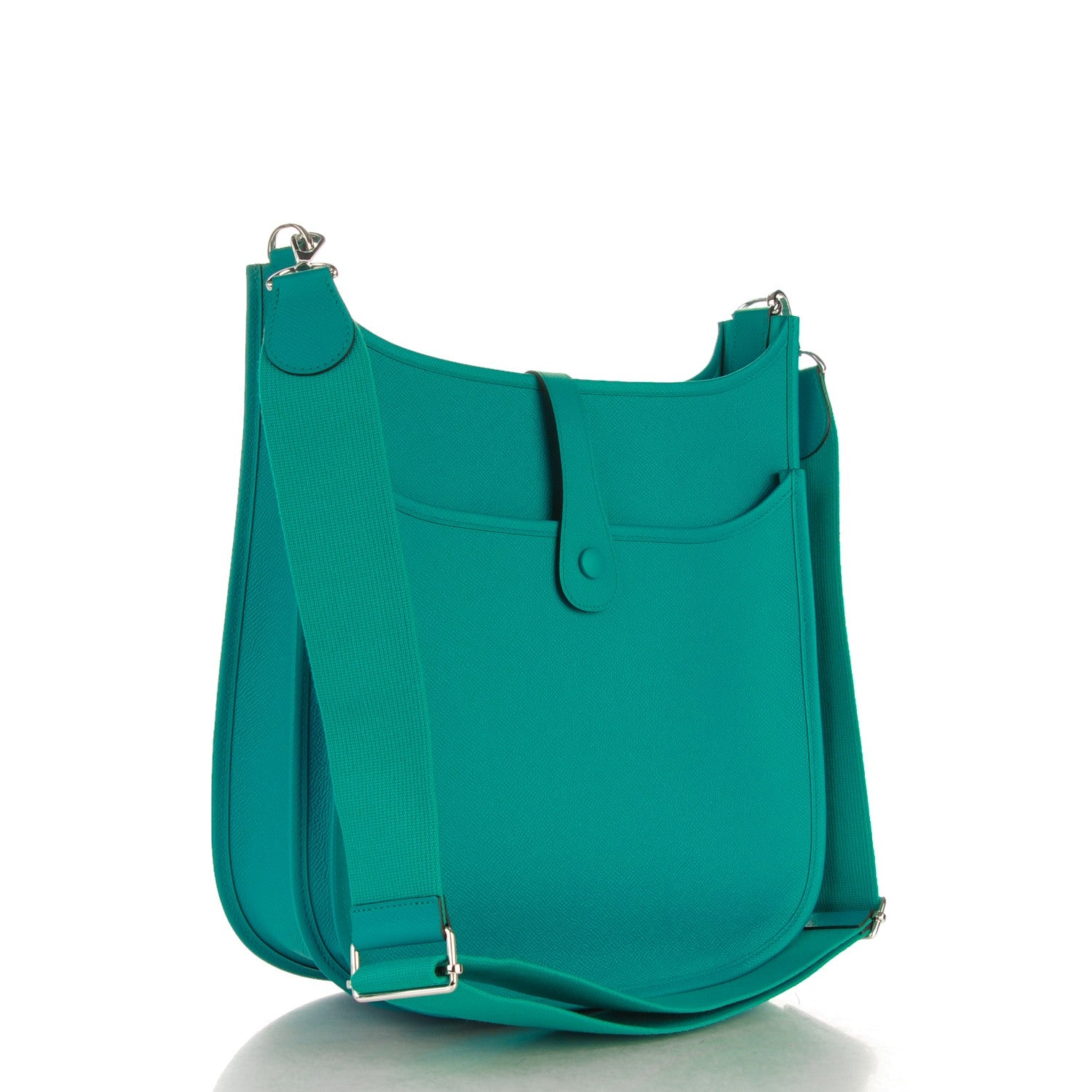 Hermes Epsom Evelyne III GM Bleu Paon 3 of 8