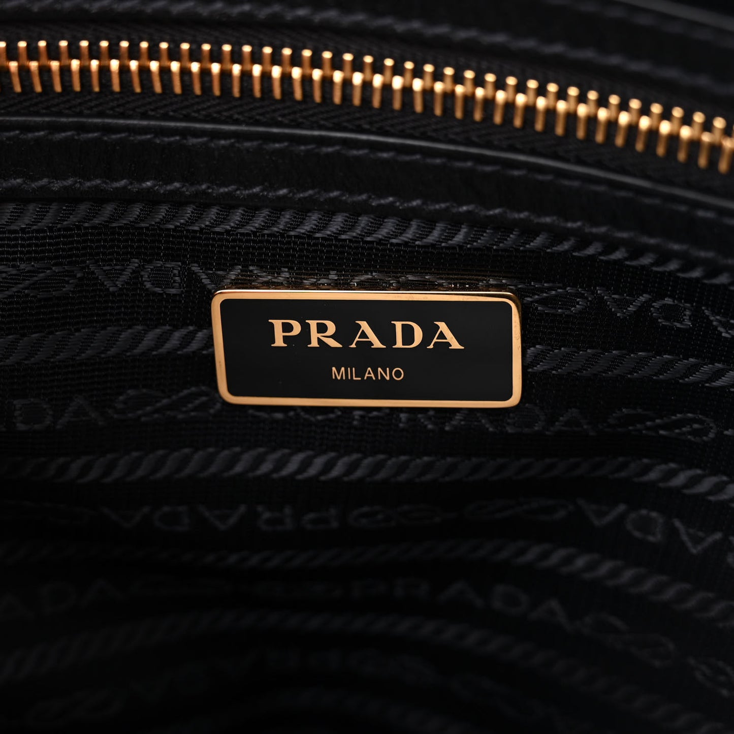 Jacquard Logo Tote Black