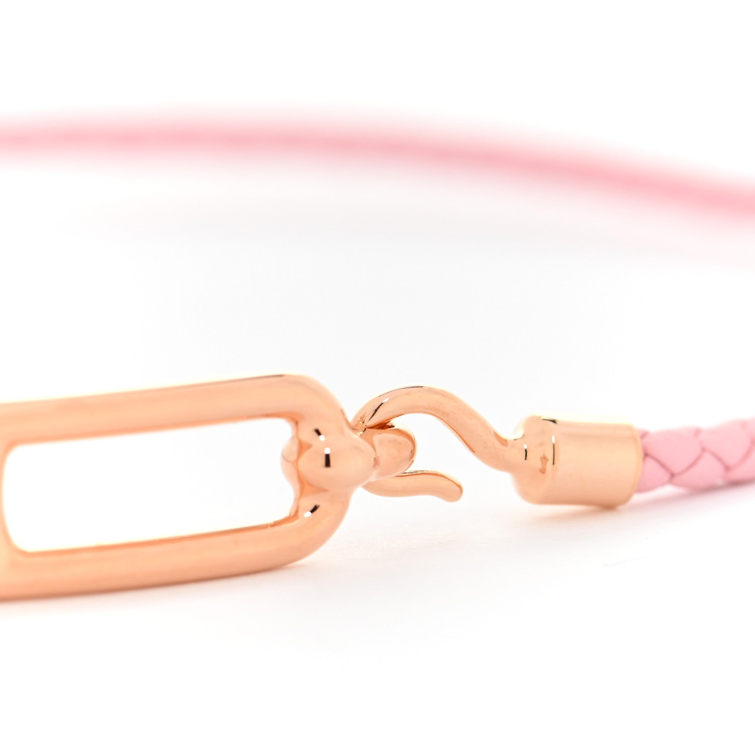 Hermes Swift Roulis Double Tour Bracelet T3 Rose Sakura 5 of 6