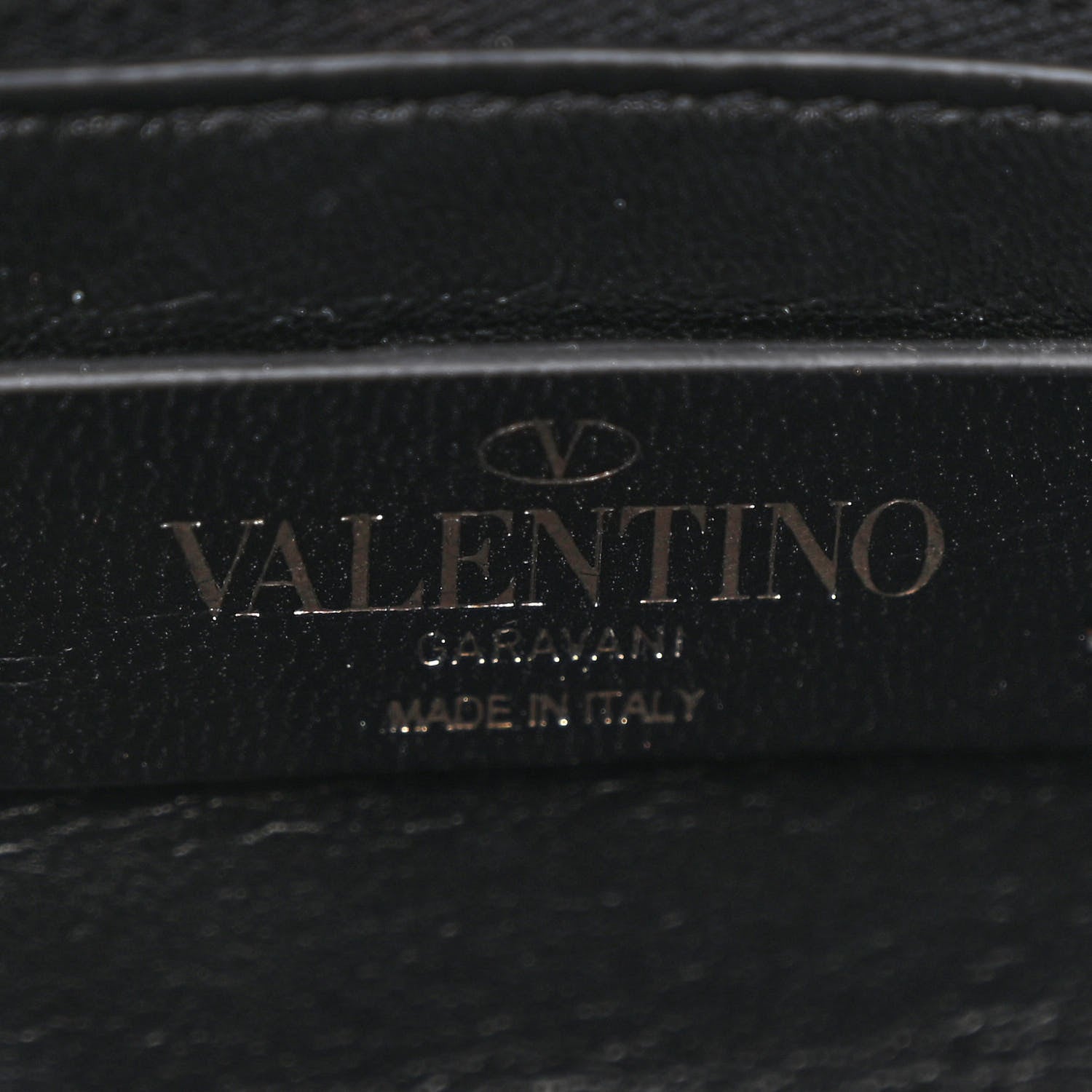 Valentino Garavani Nappa Monochrome Medium Roman Stud Shoulder Bag Black 6 of 9