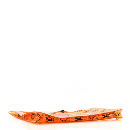 Louis Vuitton PVC Monogram Printed Envelope Pouch Orange 4 of 5