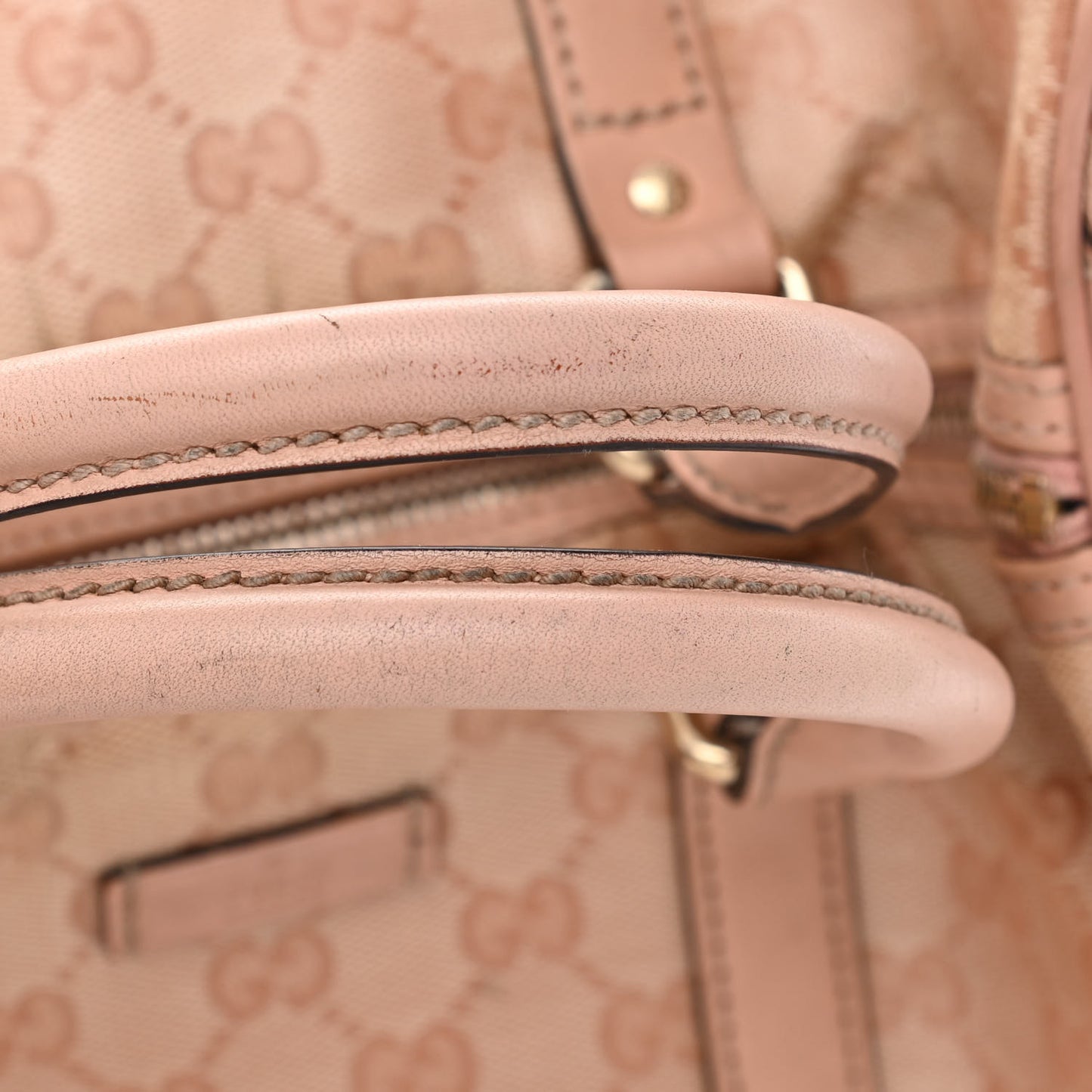 Crystal Monogram Joy Medium Boston Pink