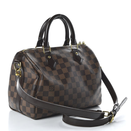 Louis Vuitton Damier Ebene Speedy Bandouliere 25 3 of 10