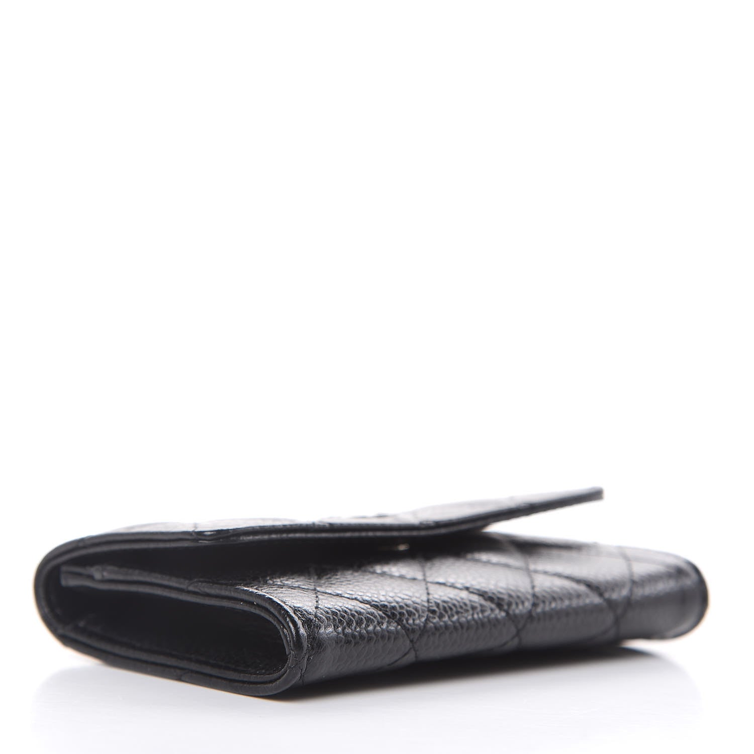 Chanel Caviar Quilted Flap Card Holder Black 4 of 7
