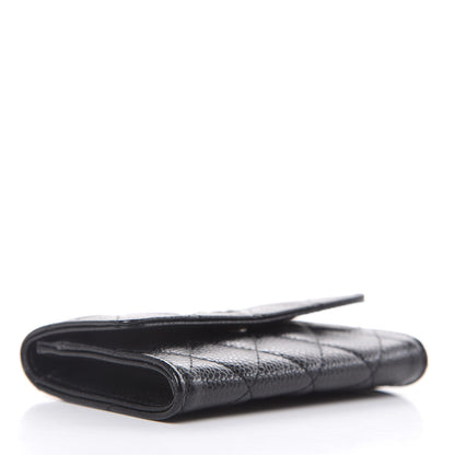 Chanel Caviar Quilted Flap Card Holder Black 4 of 7