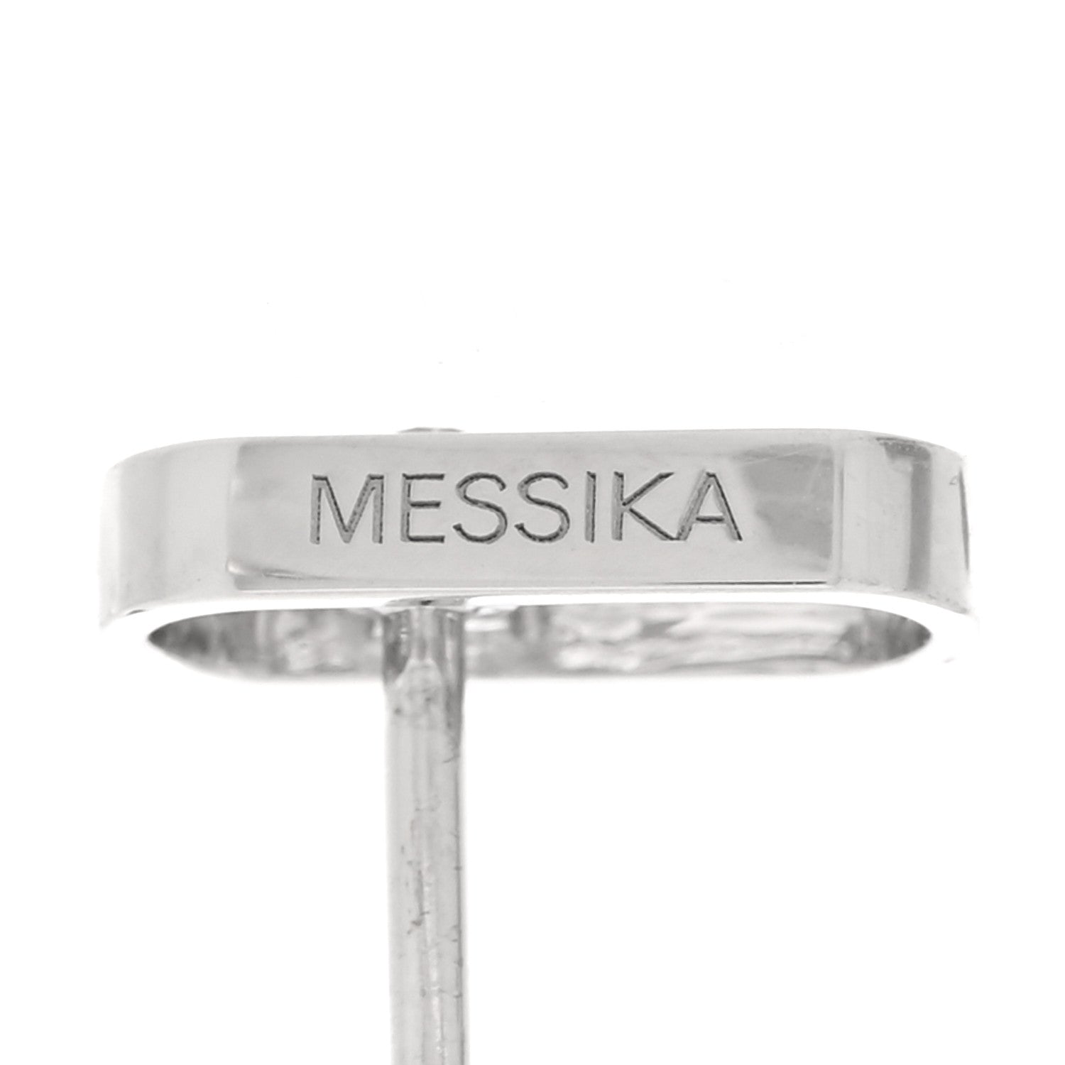 Messika 18K White Gold Diamond Move Uno Stud Earrings 4 of 5
