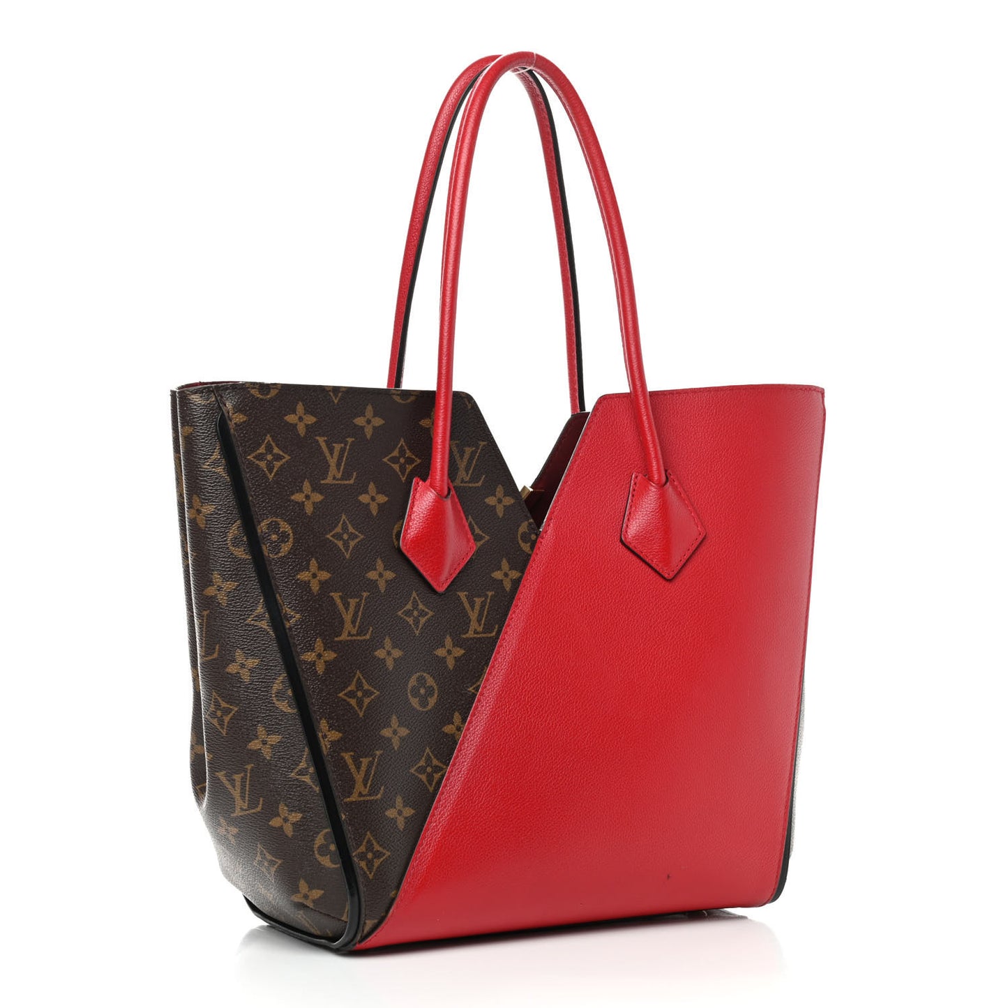 Calfskin Monogram Kimono Tote Cherry