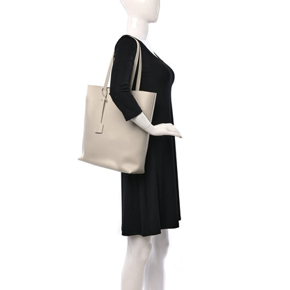 Saint Laurent Calfskin North South Shopping Tote Porcellana 2 of 9
