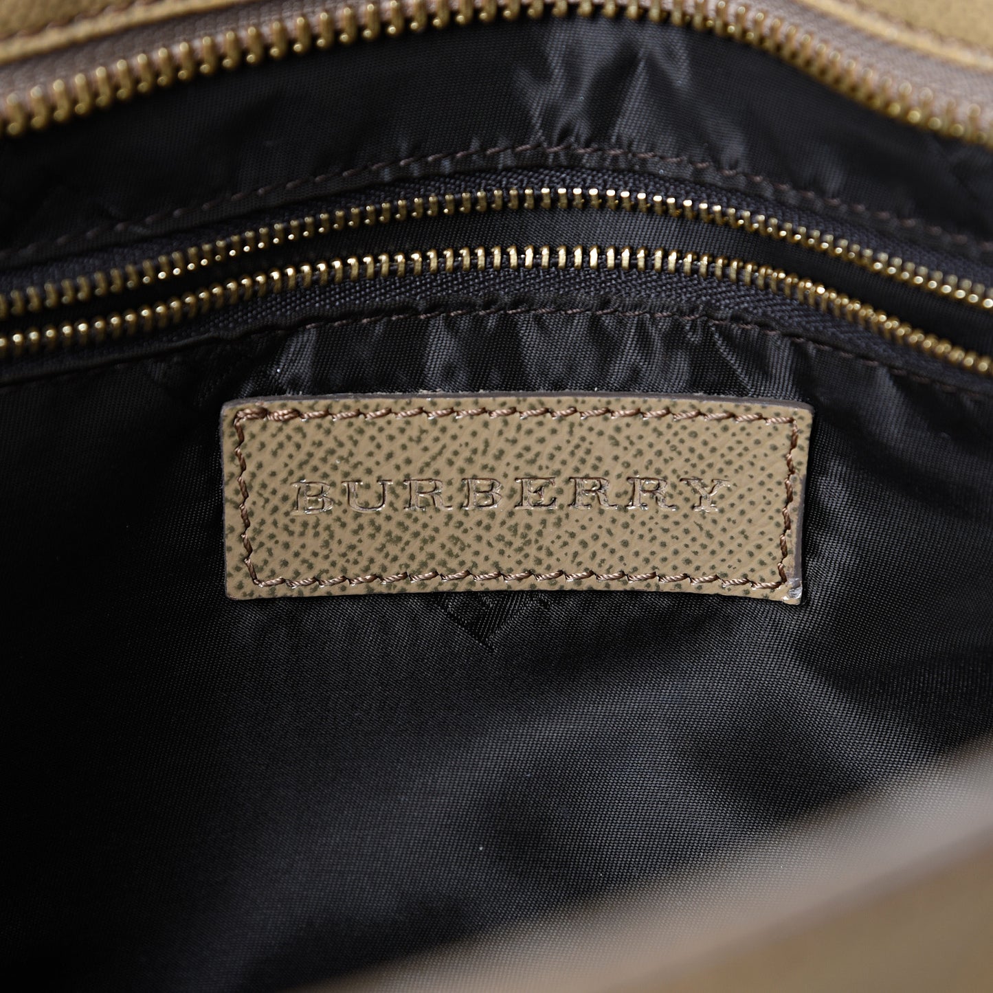 Patent London Grainy Calfskin Satchel Beige