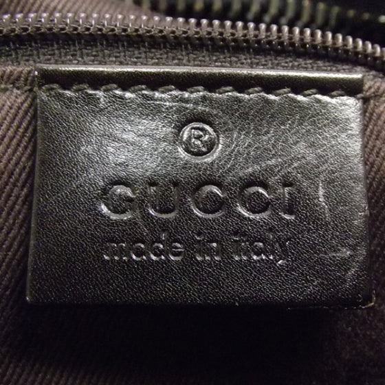 Gucci Canvas Monogram Shoulder Bag Brown 7 of 10