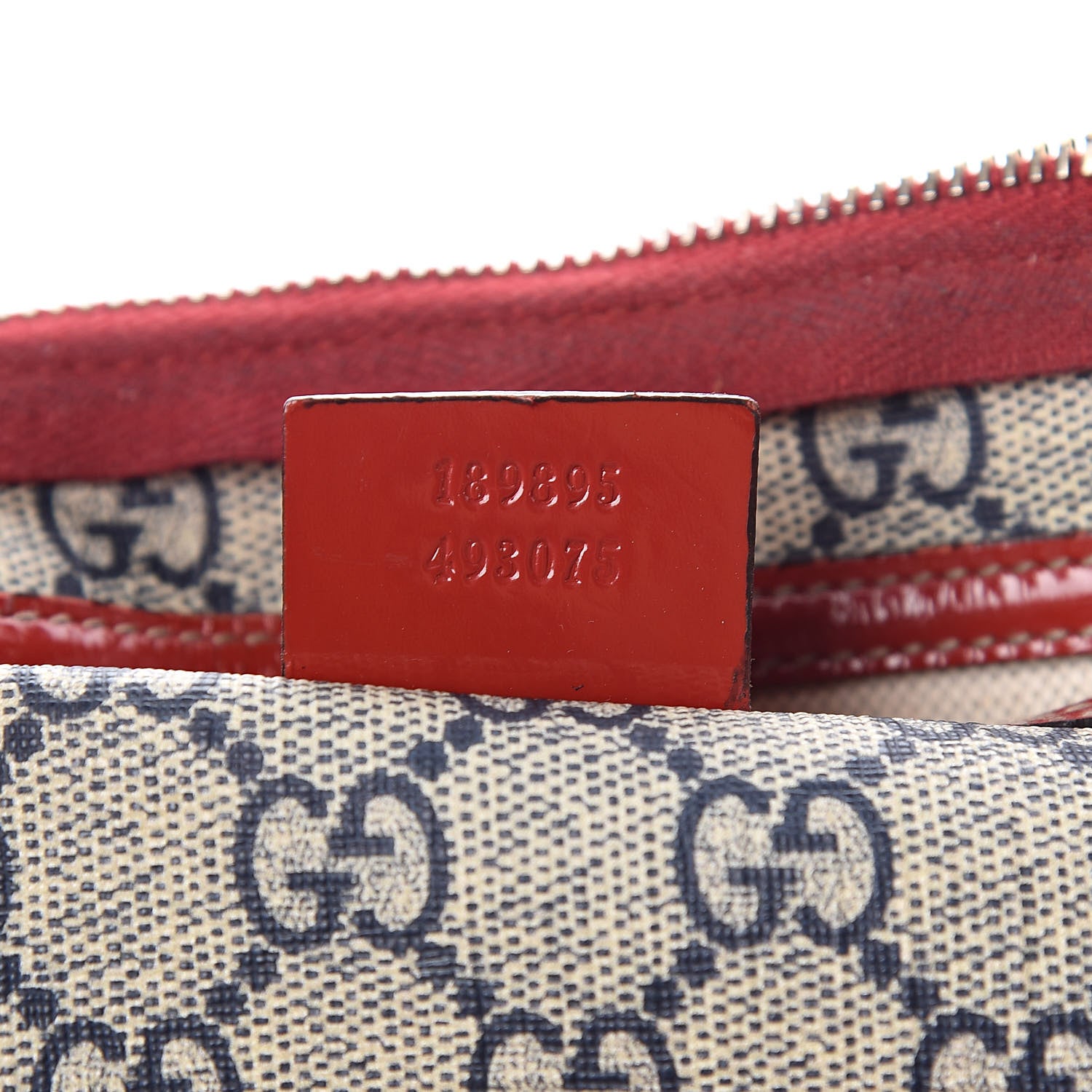 Gucci GG Plus Monogram Tattoo Heart Medium Joy Boston Red 9 of 15