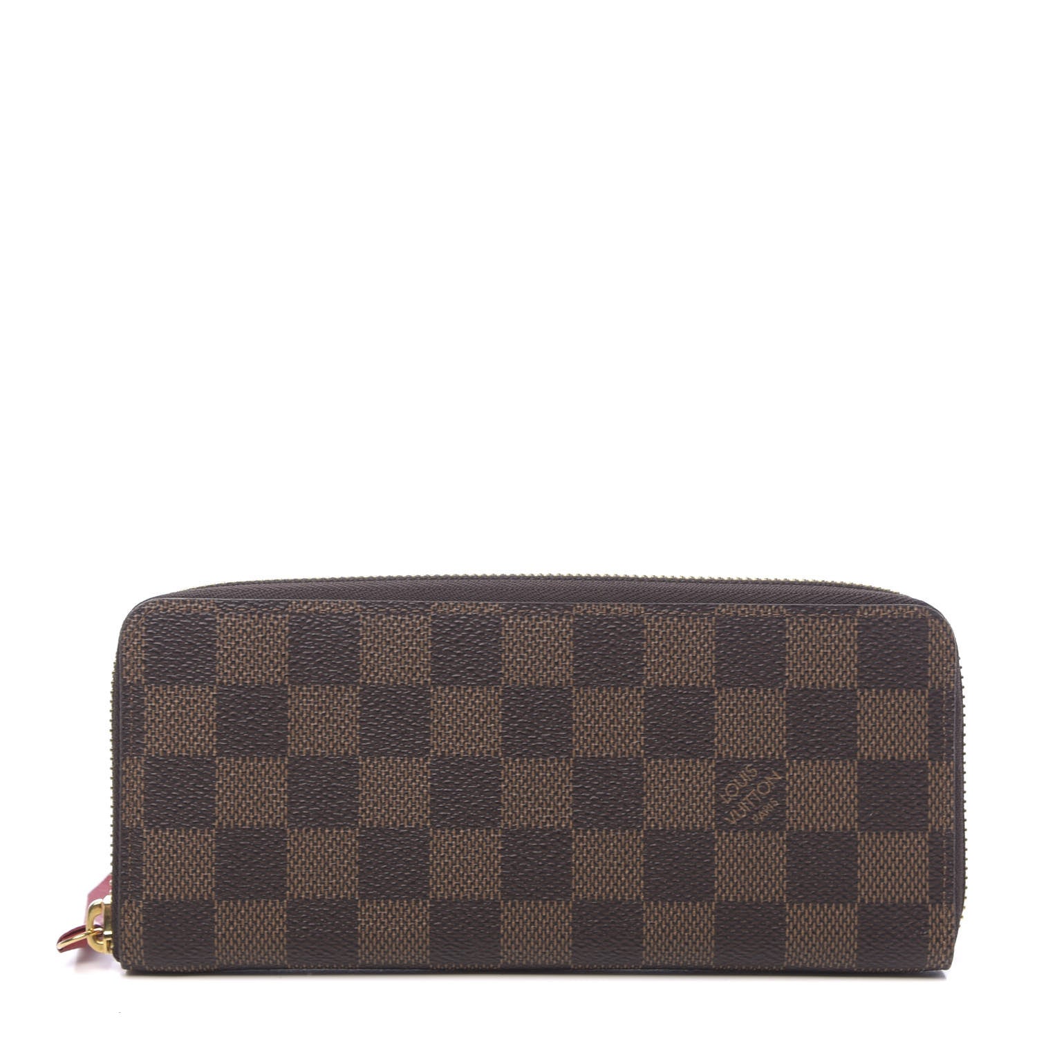 Louis Vuitton Damier Ebene Clemence Wallet Cherry 1 of 6