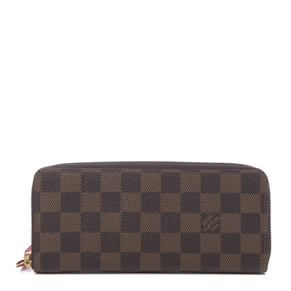 Louis Vuitton Damier Ebene Clemence Wallet Cherry 1 of 6