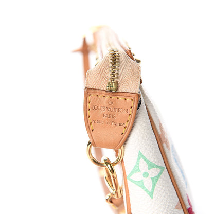 Louis Vuitton Monogram Multicolor Pochette Accessories White 6 of 11
