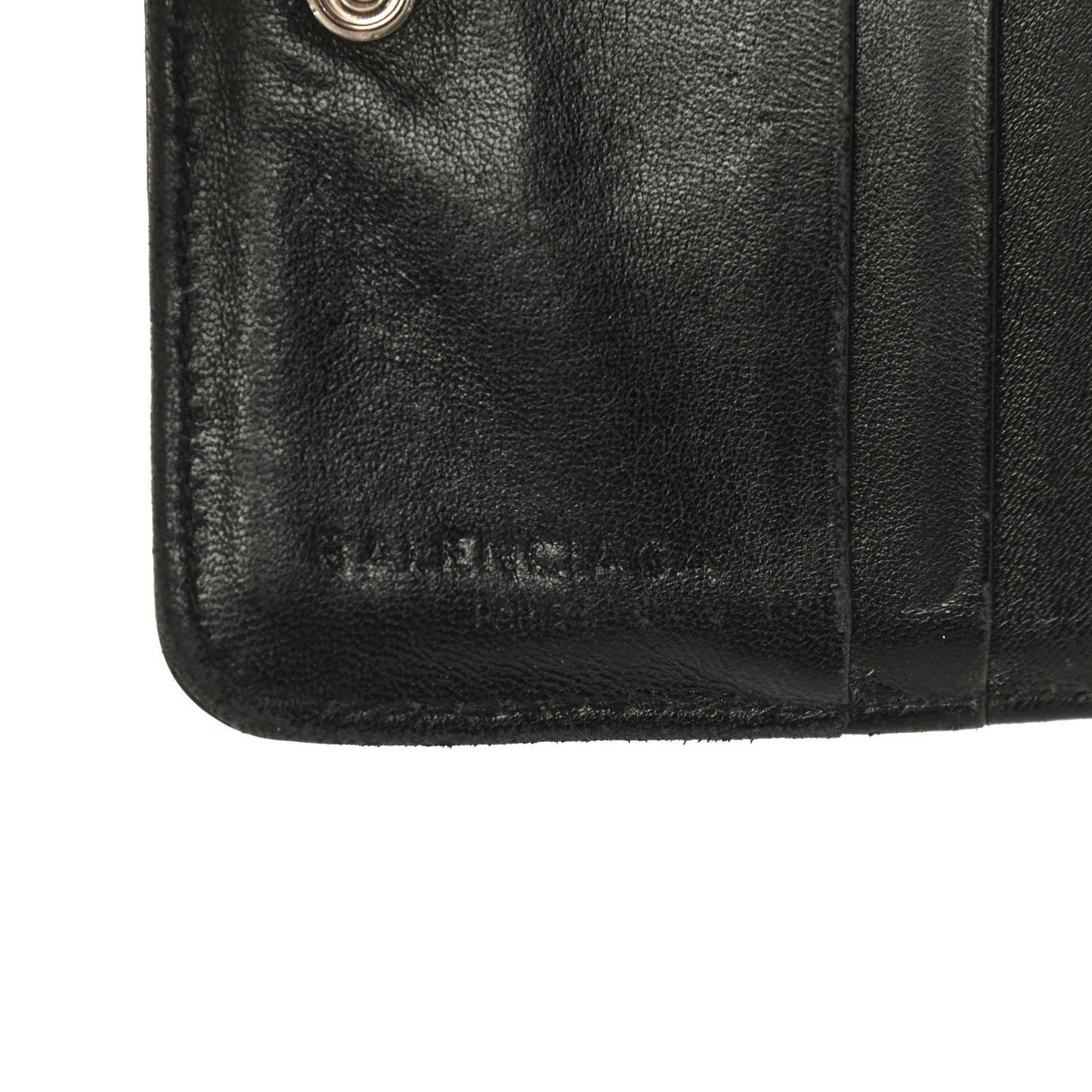 Glitter Calfskin Logo Everyday Multi Zip Wallet Purple