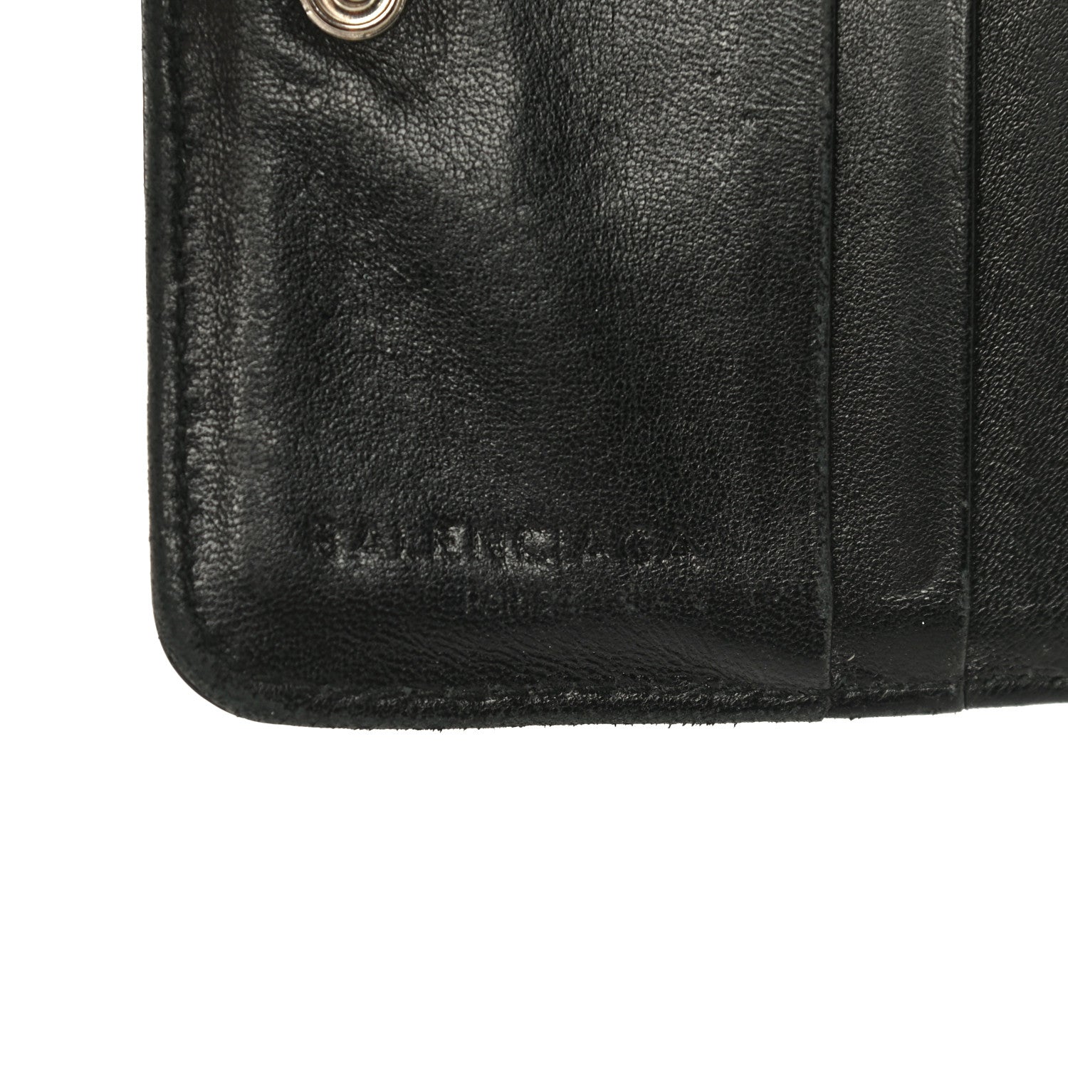 Balenciaga Glitter Calfskin Logo Everyday Multi Zip Wallet Purple 7 of 16