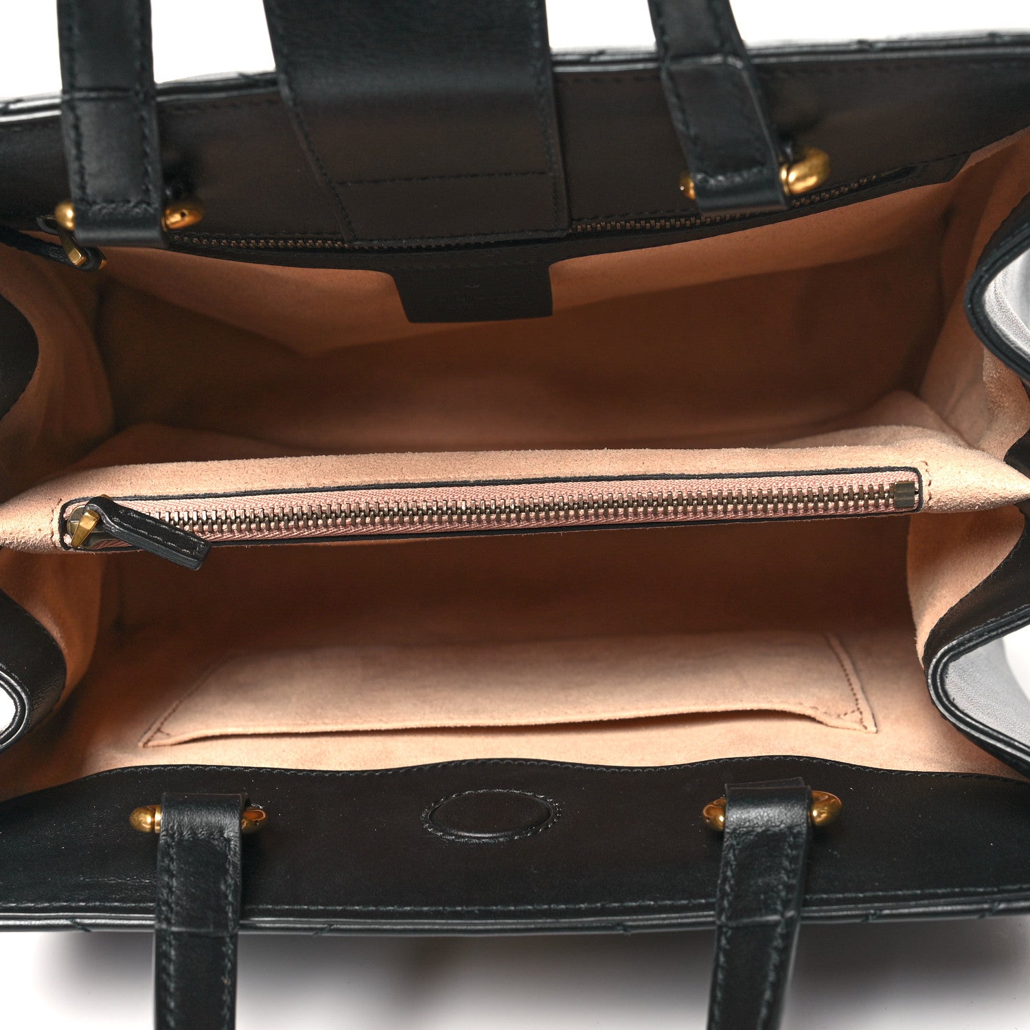 Gucci Calfskin Matelasse Small GG Marmont Tote Black 5 of 12