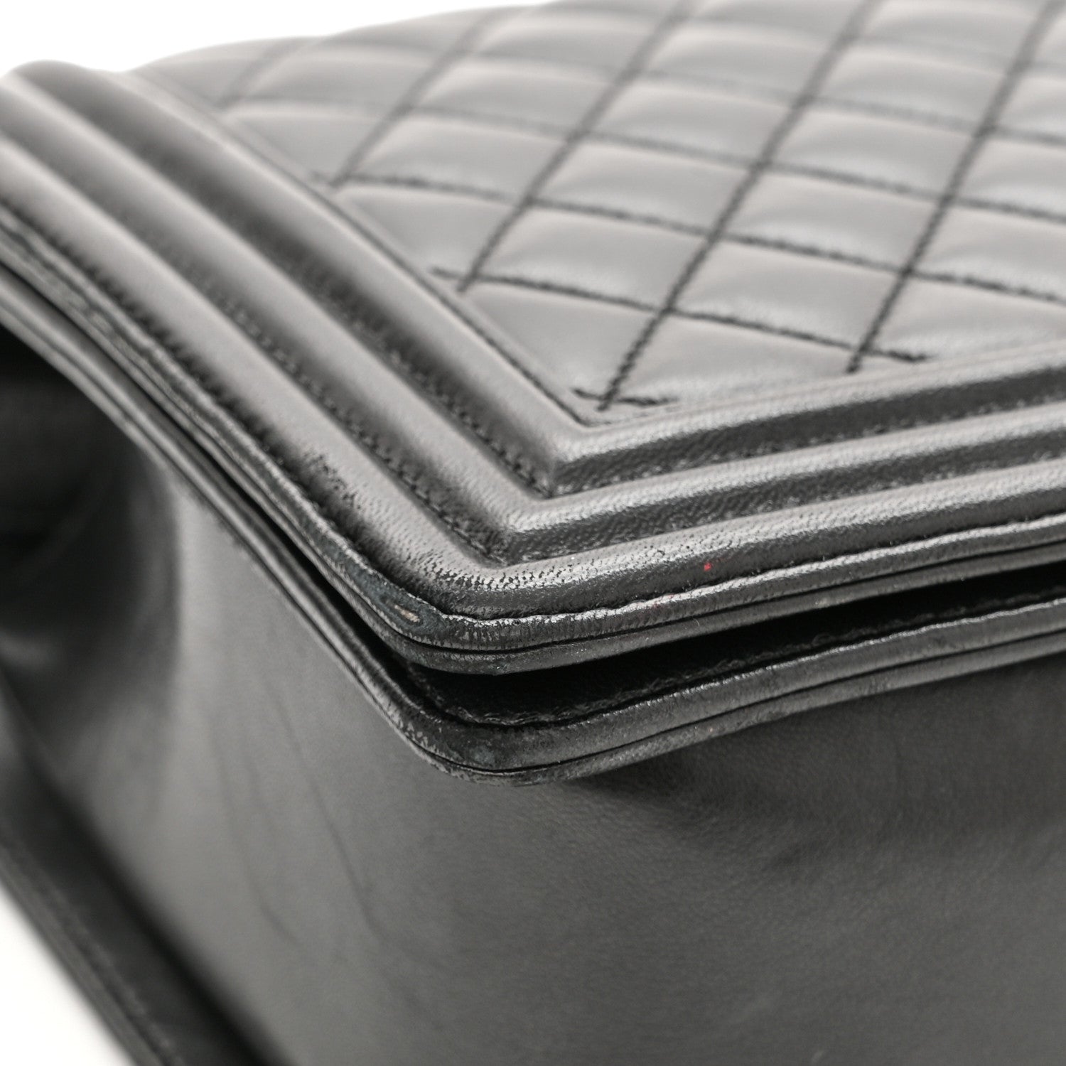 Chanel Lambskin Quilted New Medium Boy Flap Black 11 of 14