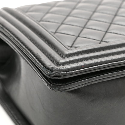 Chanel Lambskin Quilted New Medium Boy Flap Black 11 of 14