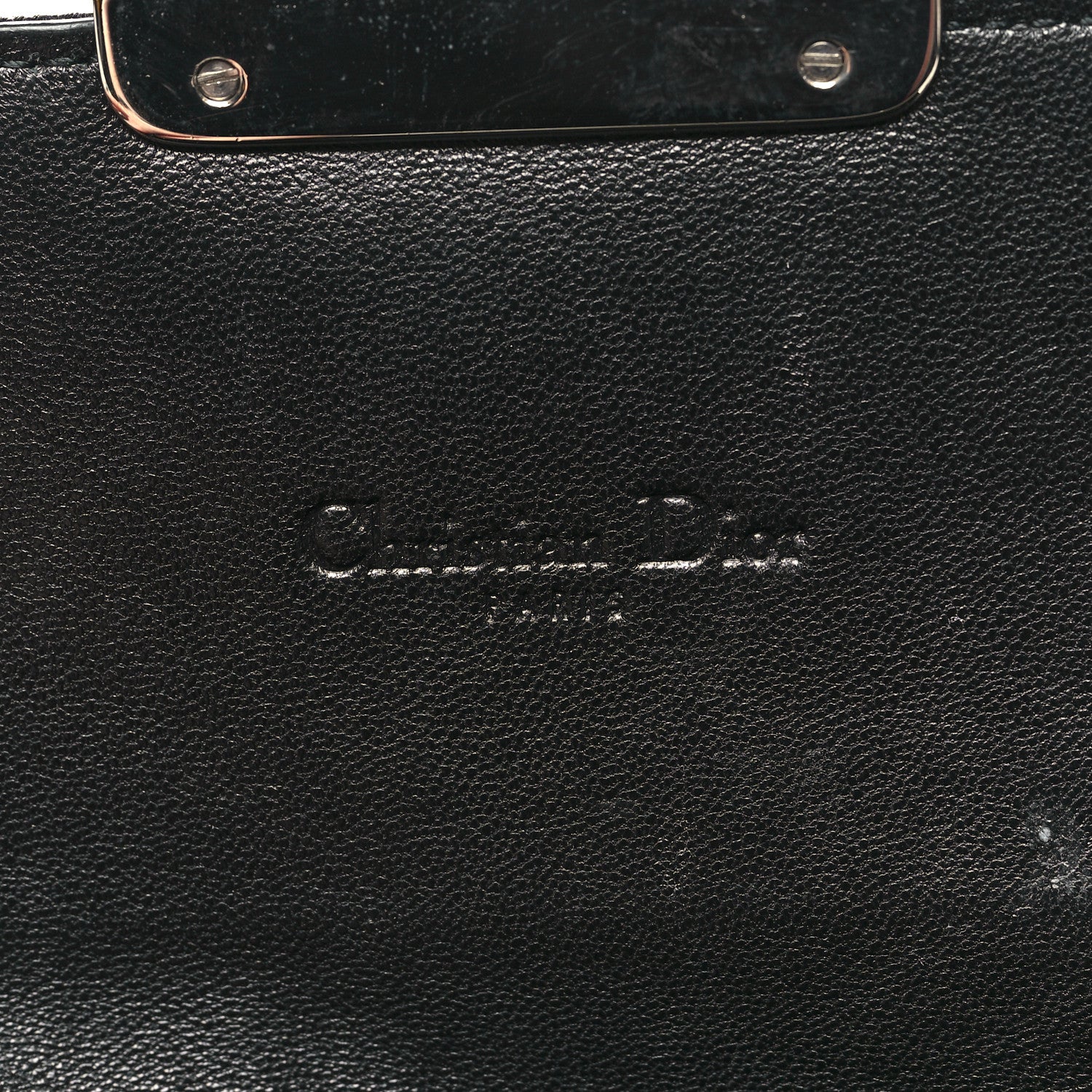 Christian Dior Lambskin Cannage Miss Dior Chain Wallet Black 7 of 12