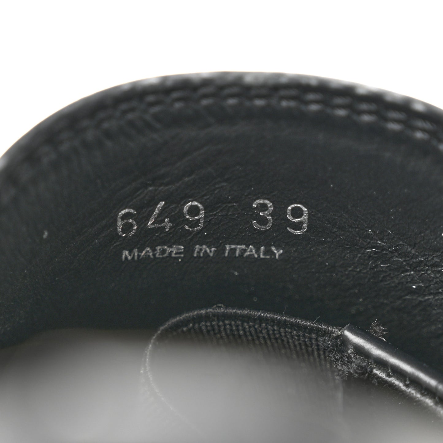 Spazzolato Rois Metal Triangle Logo Monolith 55mm Loafers 39 Black