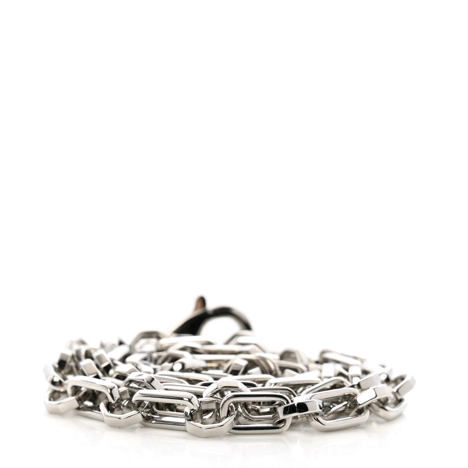 Louis Vuitton Metal Dauphine Chain Long Shoulder Strap Silver 2 of 3