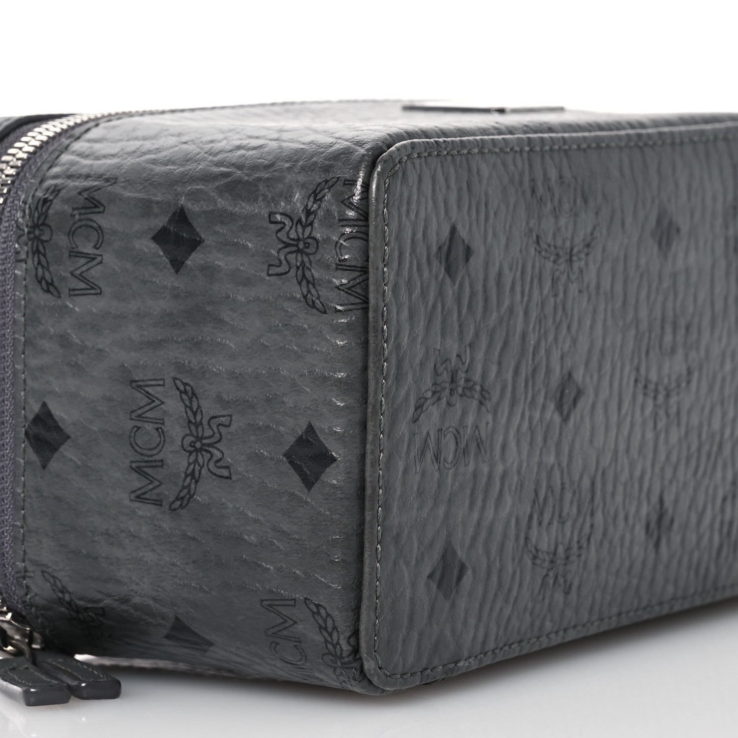 MCM Visetos Vanity Case Grey 9 of 19