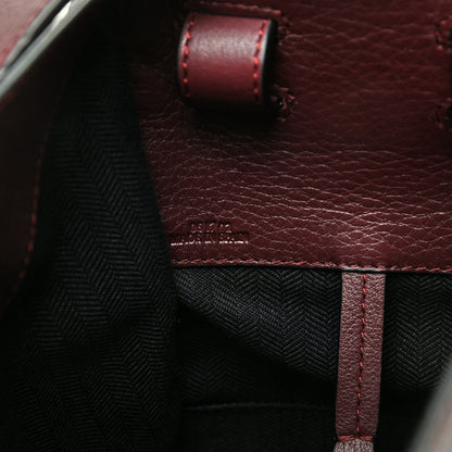 Loewe Calfskin Small Hammock Shoulder Bag Maroon Oxblood 8 of 9