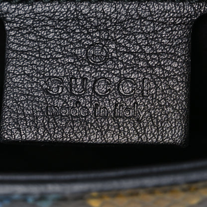 Gucci Snakeskin Bright Bit Animalier Medium Shoulder Bag Multicolor 6 of 13