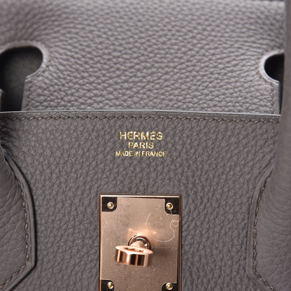 Hermes Togo Birkin 30 Etain 27 of 33