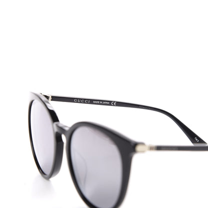 Gucci Acetate Round GG Sunglasses GG0064SK Black 5 of 7
