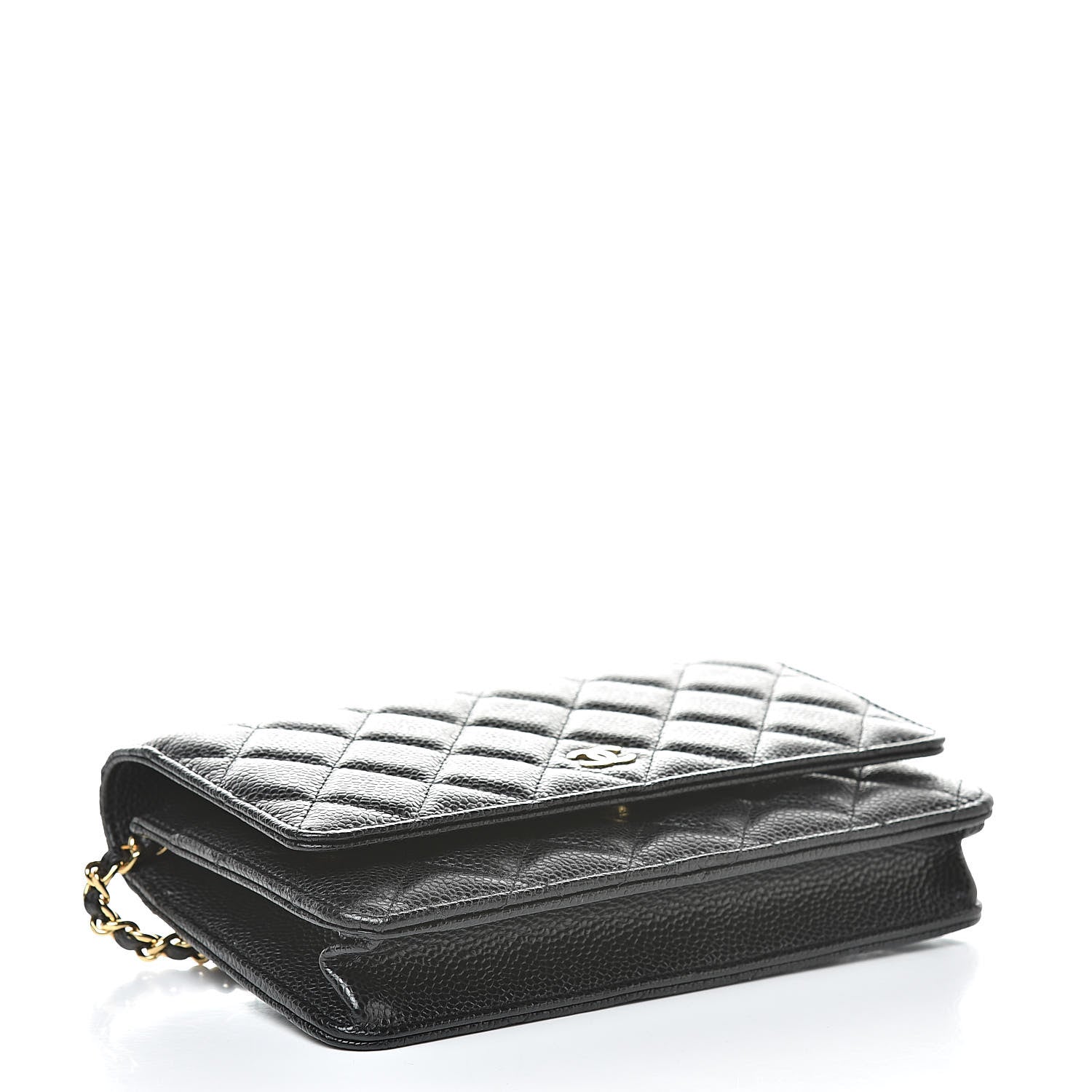 Chanel Caviar Quilted Wallet On Chain WOC Black 4 of 12