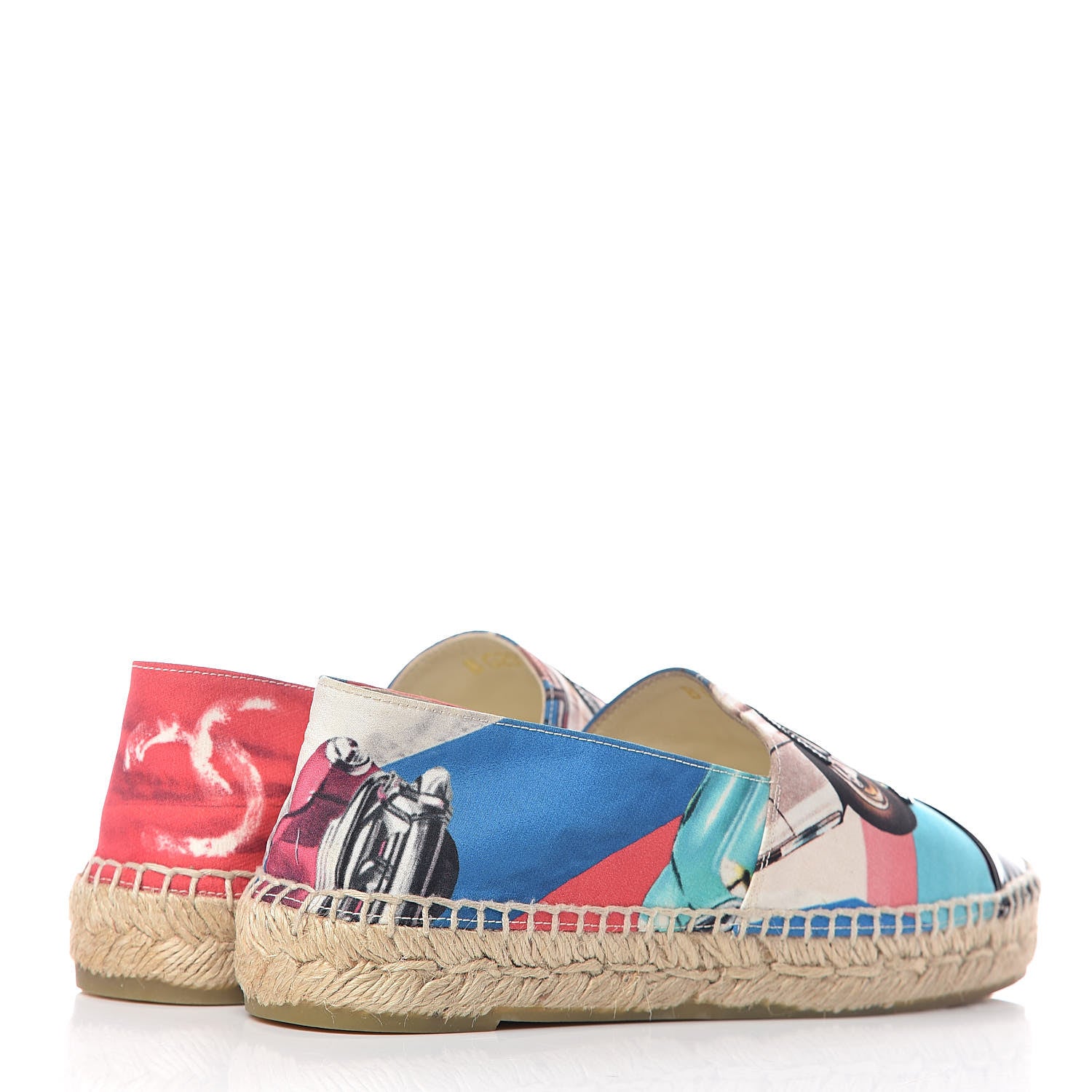 Chanel Patent Fabric CC Espadrilles 36 Multicolor Black 4 of 11