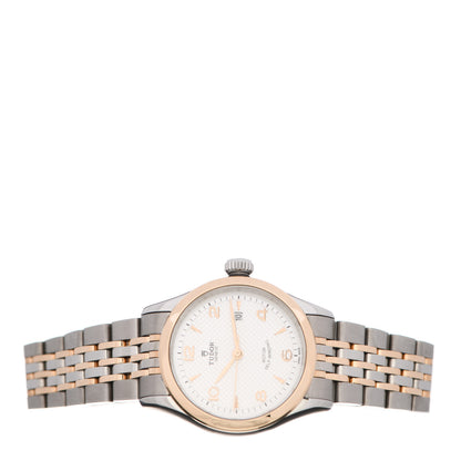 TUDOR Stainless Steel 18K Rose Gold 28mm 1926 Automatic Watch White 91351 2 of 5