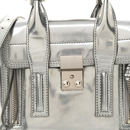 3.1 Phillip Lim Metallic Calfskin Mini Pashli Satchel Metallic Tin 7 of 15