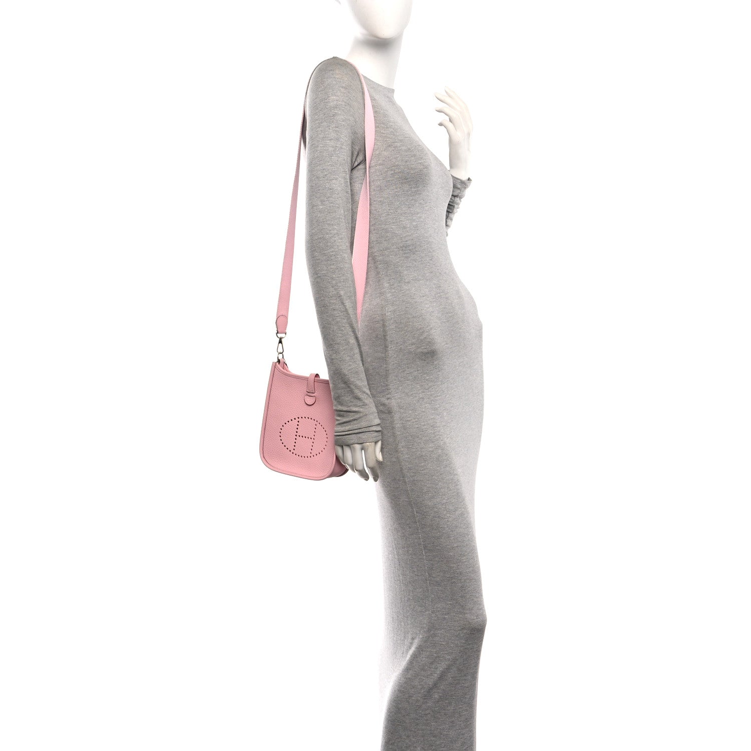 Hermes Taurillon Clemence Evelyne TPM Rose Sakura Rose Sakura 2 of 11