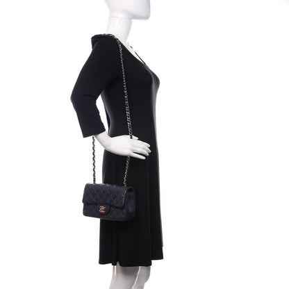 Chanel Caviar Quilted Mini Rectangular Flap Navy 2 of 11