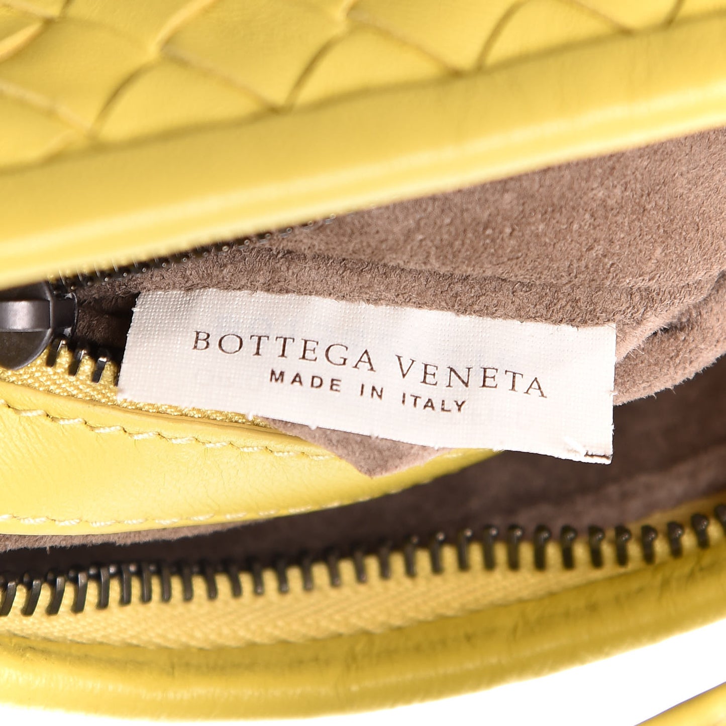 Nappa Intrecciato Large Veneta Hobo Yellow