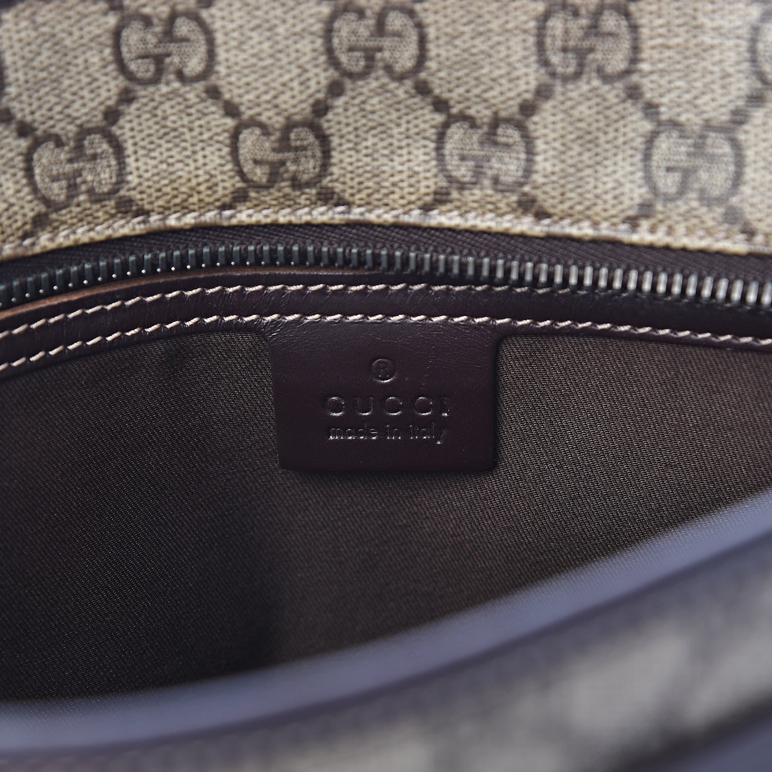 Gucci GG Supreme Monogram Small Joy Tote Dark Brown 6 of 10