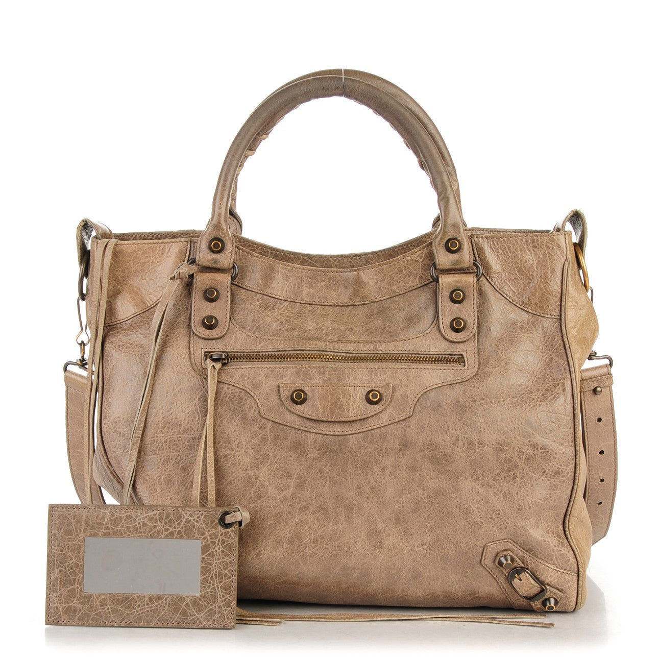 Balenciaga Agneau Classic Hardware Velo Gris Poivre 1 of 7
